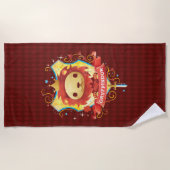 Serviette De Plage Harry Potter | Crête de charme GRYFFINDOR™ (Devant)