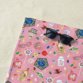 Serviette De Plage HARRY POTTER™ | Grenouilles au chocolat et Motif d (En situation)