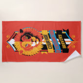 Serviette De Plage Harry Potter | GRYFFINDOR™ House Traits Sigil (Devant)