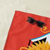 Serviette De Plage Harry Potter | GRYFFINDOR™ House Traits Sigil (En situation)