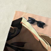 Serviette De Plage HARRY POTTER™ Hermione & Ron HOGWARTS™ Scène d'Ani (En situation)