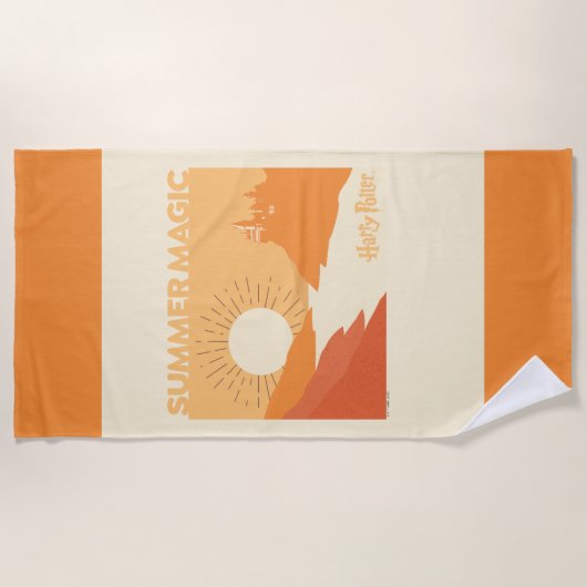 Serviette De Plage HARRY POTTER™ | HOGWARTS™ Summer Magic (Devant)