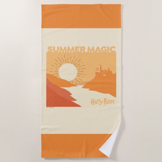 Serviette De Plage HARRY POTTER™ | HOGWARTS™ Summer Magic (Devant)