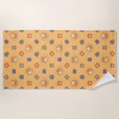 Serviette De Plage HARRY POTTER™ | Motif Summer Magic HOGWARTS™ (Devant)
