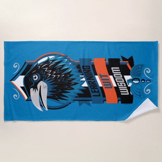 Serviette De Plage Harry Potter | RAVENCLAW™ House Sigil (Devant)