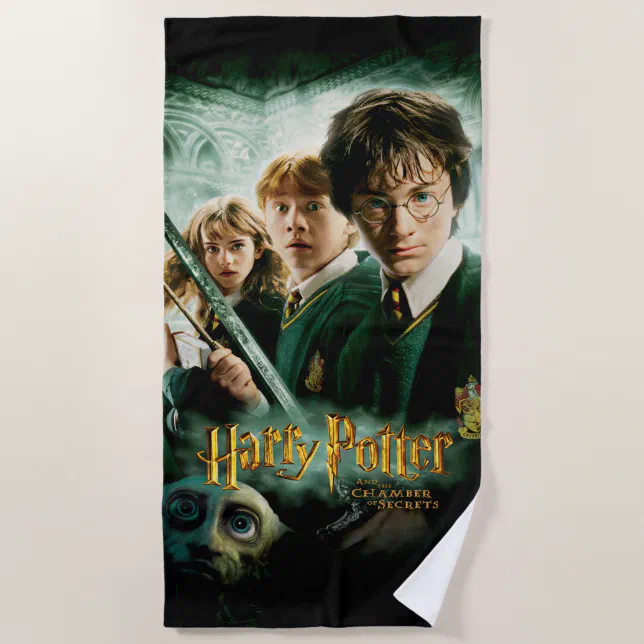 Serviette De Plage Harry Potter Ron Hermione Groupe Dobby Saisie
