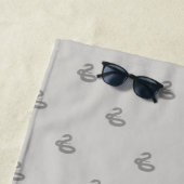 Serviette De Plage Harry Potter | SLYTHERIN™ Caractéristiques graphiq (En situation)