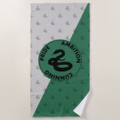 Serviette De Plage Harry Potter | SLYTHERIN™ Caractéristiques graphiq (Devant)