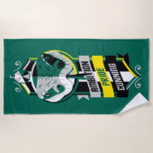 Serviette De Plage Harry Potter | SLYTHERIN™ House Traits Sigil (Devant)