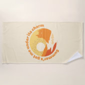 Serviette De Plage HARRY POTTER™ | Summer Magic HOGWARTS™ Castle (Devant)