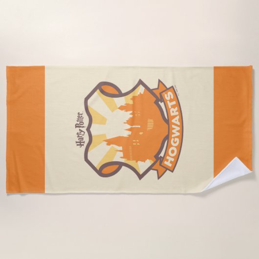 Serviette De Plage HARRY POTTER™ | Summer Magic HOGWARTS™ Crest (Devant)