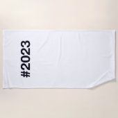 Serviette De Plage Hashtag 2023 (Devant)