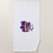 Serviette De Plage  Haunted Camper Van (Devant)