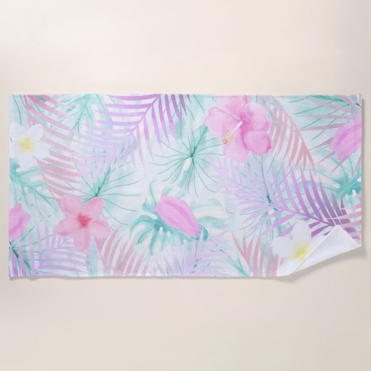 Serviette De Plage Hawaïen (Devant)