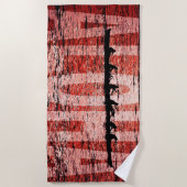 Serviette De Plage hawaii aloha (Devant)