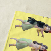 Serviette De Plage Hawaiian Hula Dancers Thunder_Cove Beach Towne (En situation)