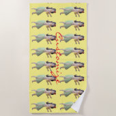 Serviette De Plage Hawaiian Hula Dancers Thunder_Cove Beach Towne (Devant)