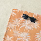 Serviette De Plage Hawaiian Palm Tree Silhouette Motif Tacao ID1093 (En situation)