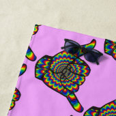 Serviette De Plage Hawaiian Shaka Psychedelic Thunder_Cove (En situation)