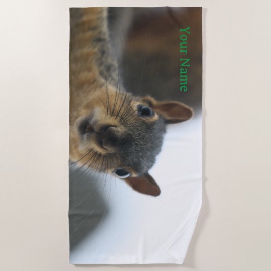 Serviette De Plage Hé, là (Devant)