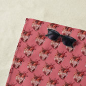 Serviette de plage Hearts (En situation)