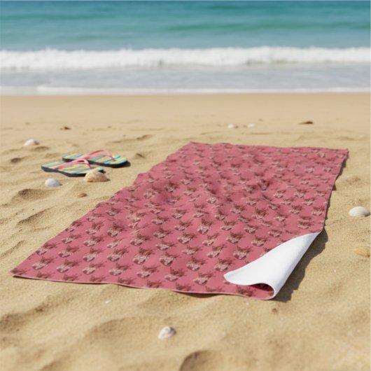 Serviette de plage Hearts