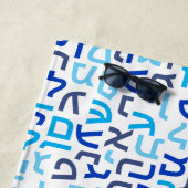 Serviette De Plage Hébreux (En situation)