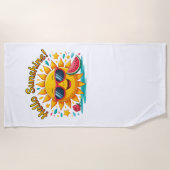 Serviette De Plage Hello Summer (Devant)