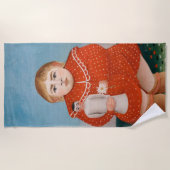 Serviette De Plage Henri Rousseau - Enfant avec poupée (Devant)