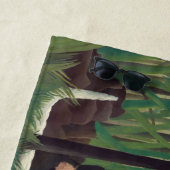 Serviette De Plage Henri Rousseau - La cascade (En situation)