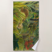 Serviette De Plage Henri Rousseau - Surpris ! (Devant)