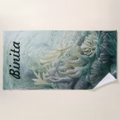 Serviette De Plage Herbe de mer modifiable (Devant)