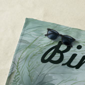 Serviette De Plage Herbe de mer modifiable (En situation)