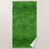 Serviette De Plage Herbe verte (Devant)