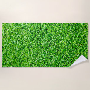 Serviette De Plage Herbe verte