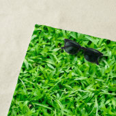 Serviette De Plage Herbe verte (En situation)