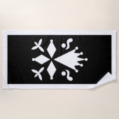 Serviette De Plage Hermine de Bretagne (Devant)