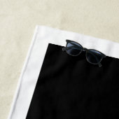 Serviette De Plage Hermine de Bretagne (En situation)