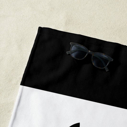 Serviette De Plage Hermine de Bretagne (En situation)