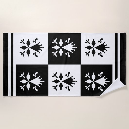 Serviette De Plage Hermine de Bretagne (Devant)