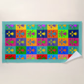 Serviette De Plage Hermine Pop (Devant)