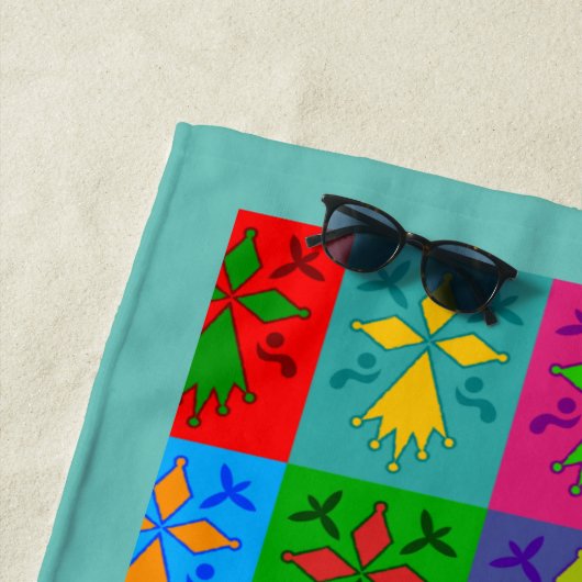Serviette De Plage Hermine Pop (En situation)