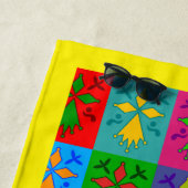 Serviette De Plage Hermine Pop (En situation)