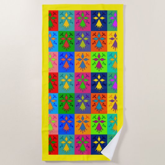 Serviette De Plage Hermine Pop (Devant)