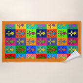 Serviette De Plage Hermine Pop (Devant)