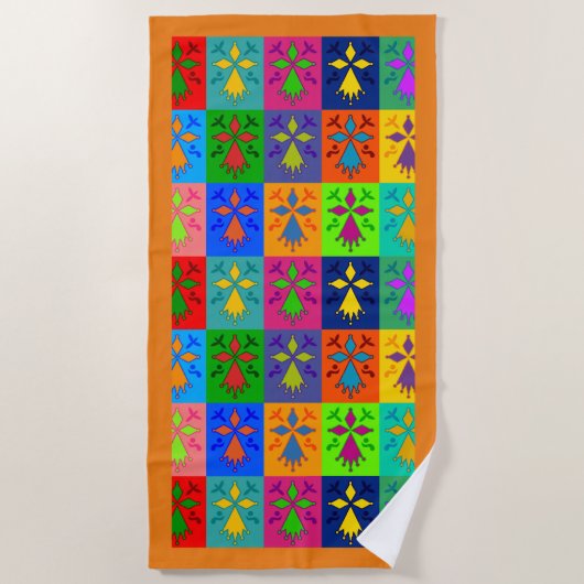 Serviette De Plage Hermine Pop (Devant)