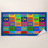 Serviette De Plage Hermine Pop (Devant)