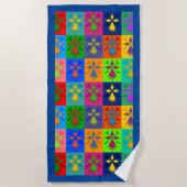 Serviette De Plage Hermine Pop (Devant)