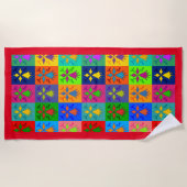 Serviette De Plage Hermine Pop (Devant)