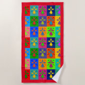 Serviette De Plage Hermine Pop (Devant)